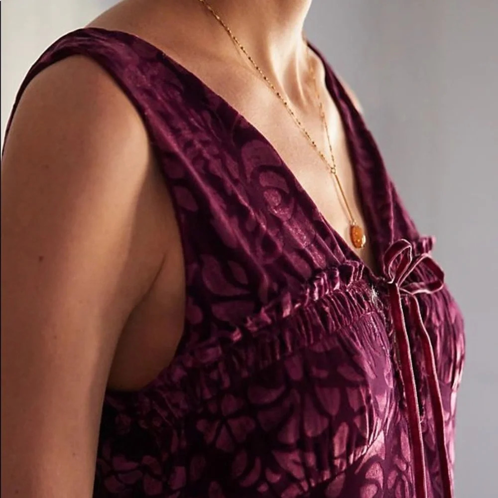 Anthropologie Lounge Slip Midi Dress - Picture 5 of 8